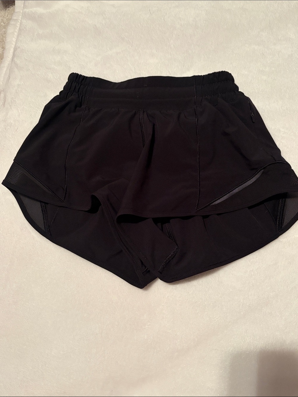 lululemon athletica Black Layered Run Shorts
